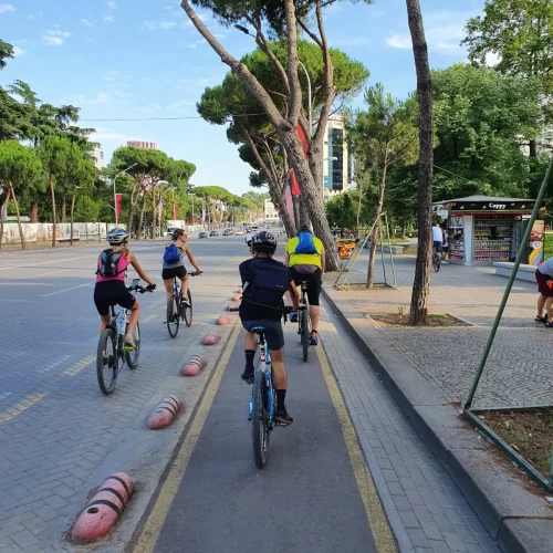 Cycling in Tirana