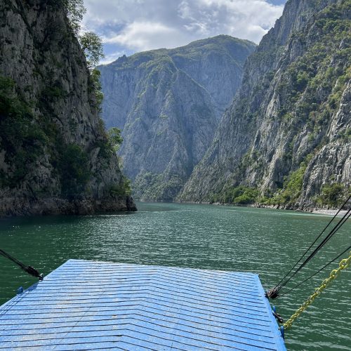 Sailing in Drin river, Albanian Alos