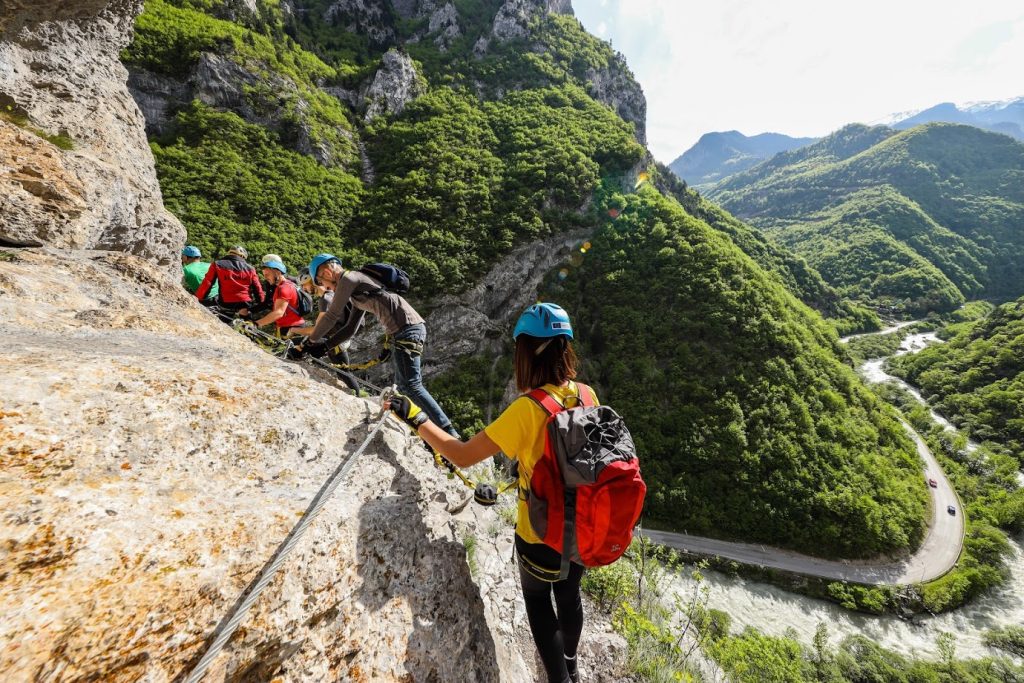 Via Ferrata in Rugova Canyon