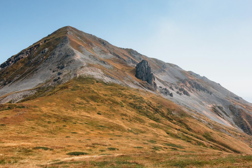 Tito's peak in Sharr mountain national park 